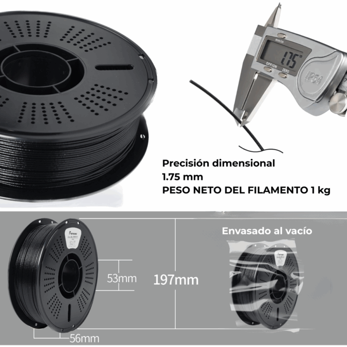 Filamento 3d Petg+ Fibra De Vidrio High Speed X1kg Fremover - Imagen 3