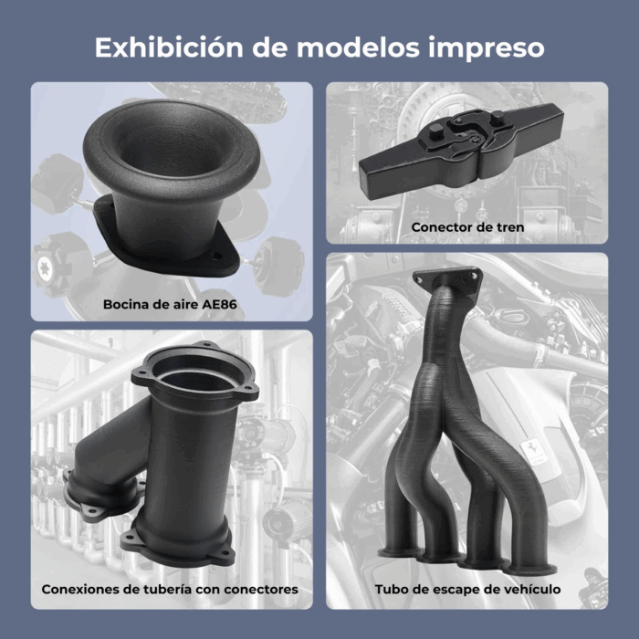 Filamento 3d PETG+ Fibra De Carbono High Speed X1kg Fremover - Imagen 3