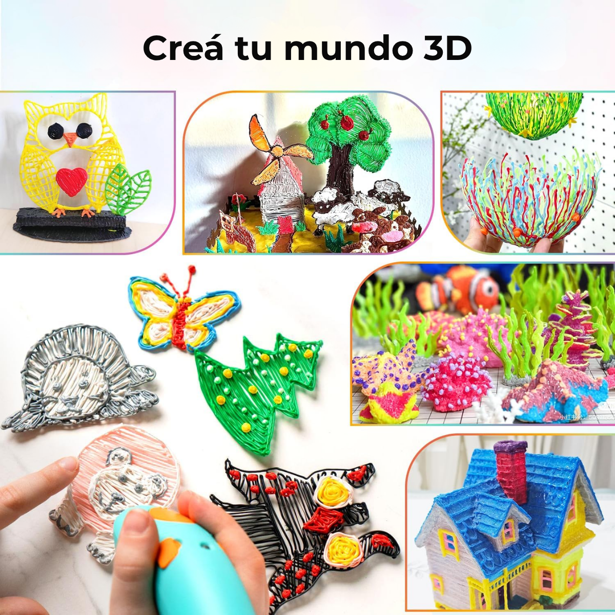 Filamento Mix PCL Small Pack Para Lápiz 3D - Imagen 3