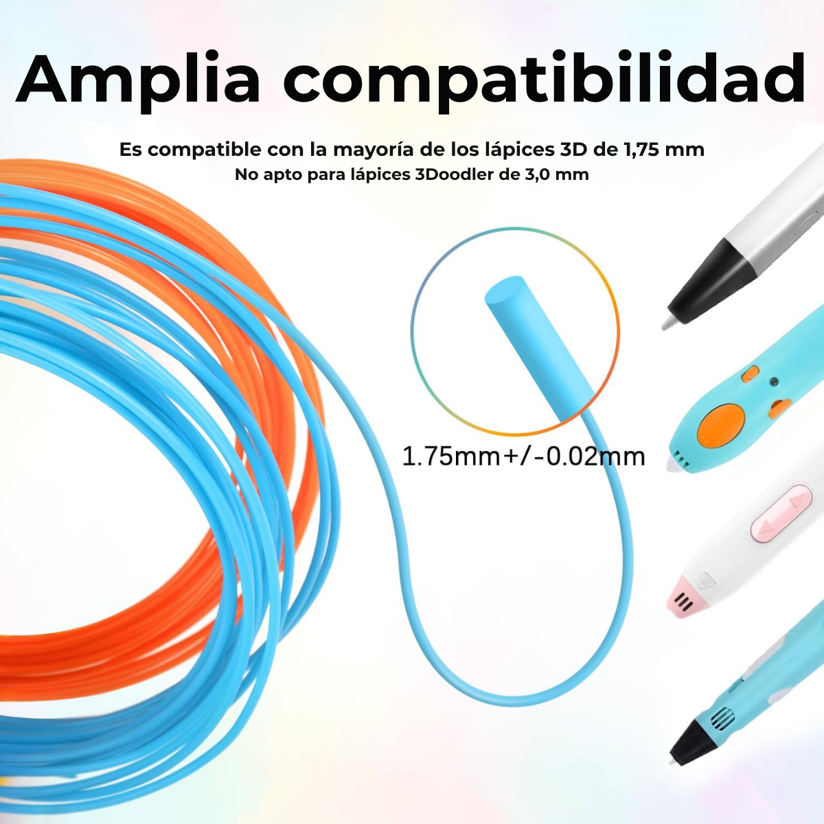 Filamento Mix PCL Small Pack Para Lápiz 3D - Imagen 5