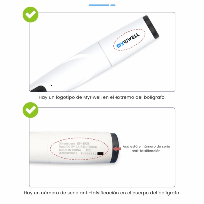 Lápiz 3d Para niños Pen USB Wire, manual, box PCL, No Quema - Imagen 4