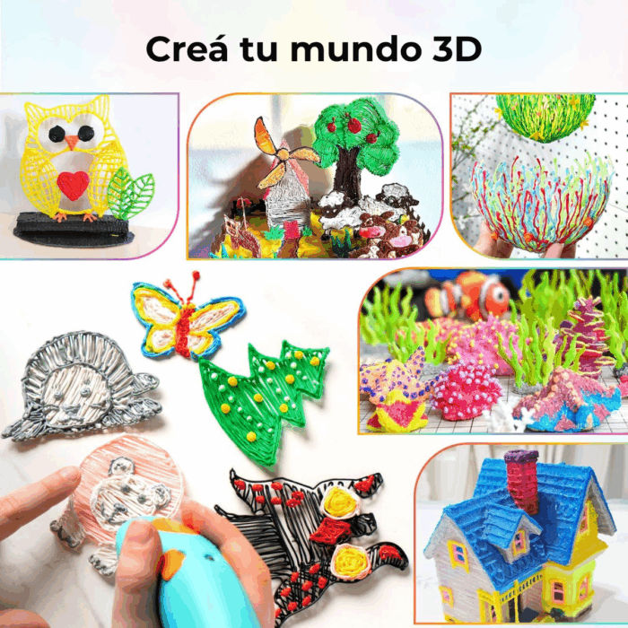 Filamento Mix PLA Small Pack Para Lápiz 3D - Imagen 7