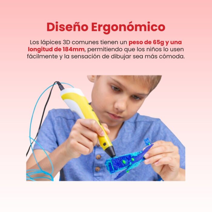 Lápiz 3d Para Niños Compatible con PLA - Imagen 3