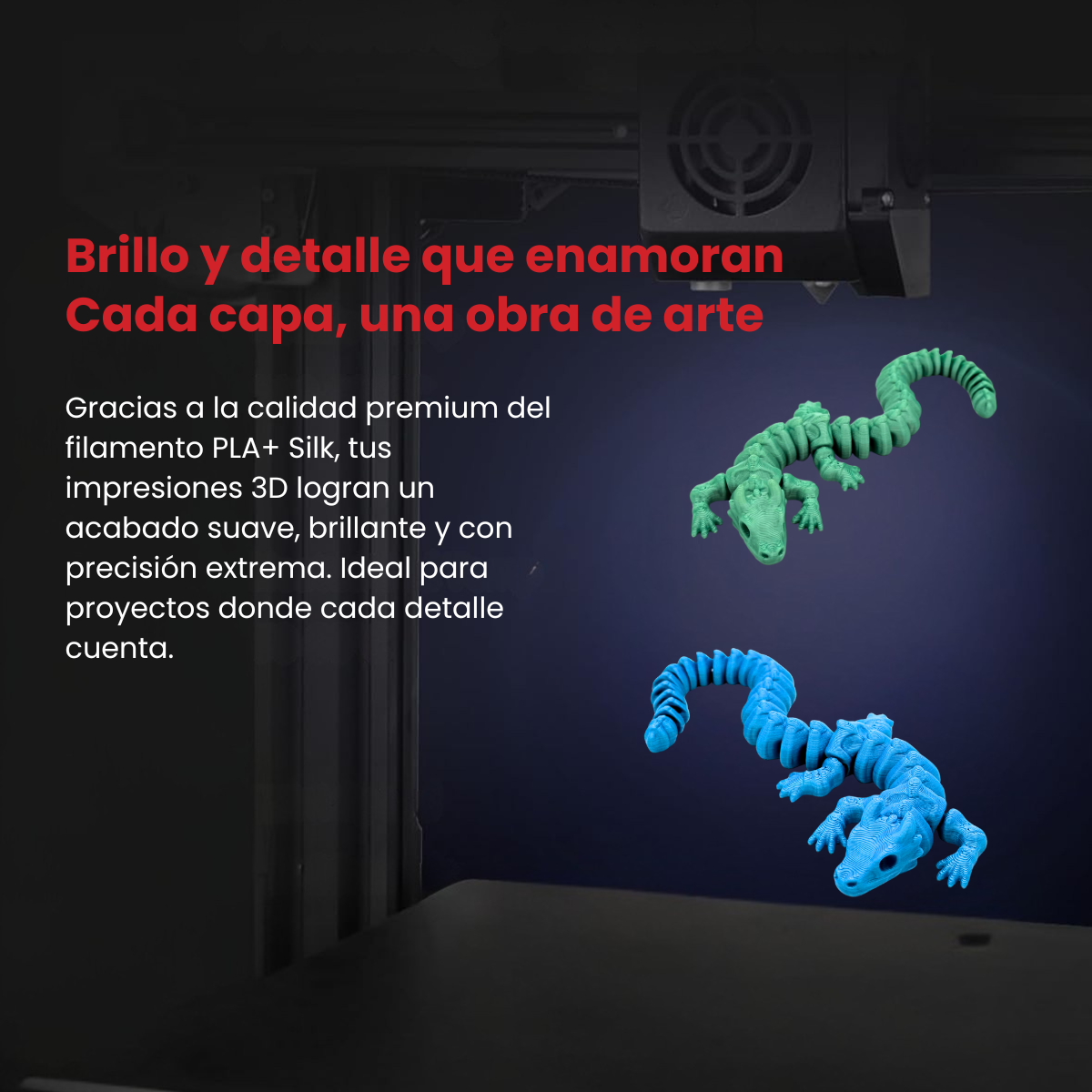 Filamento PLA SILK High Speed Filanova x 1Kg - Imagen 6