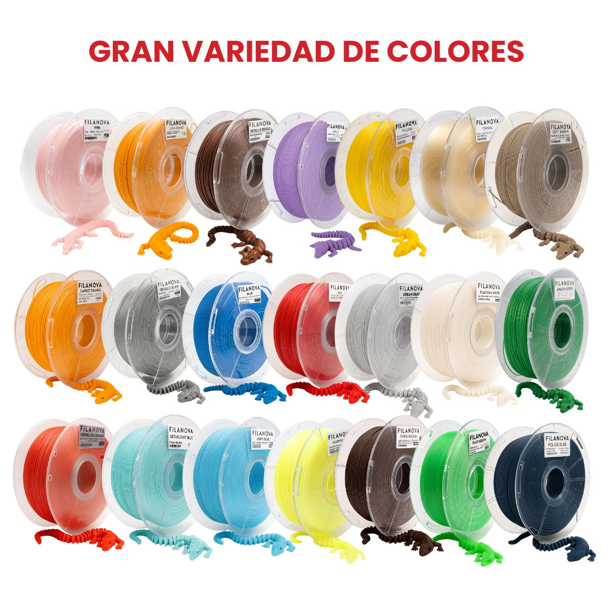 Filamento PLA High Speed Filanova x 1Kg - Imagen 3