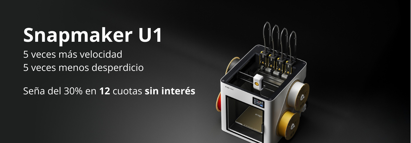Snapmaker U1 - 5 veces más velocidad, 5 veces menos desperdicio